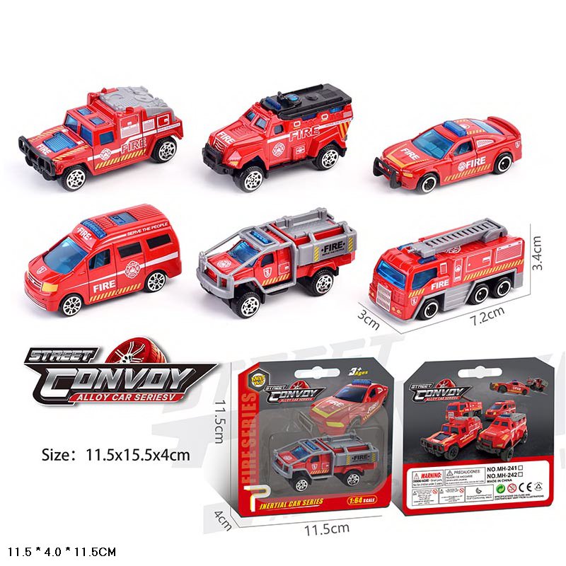 Машина мет. арт. MH-241 (576шт/2)  6 видів, планшет. 11,5*4*11,4см(КІ)