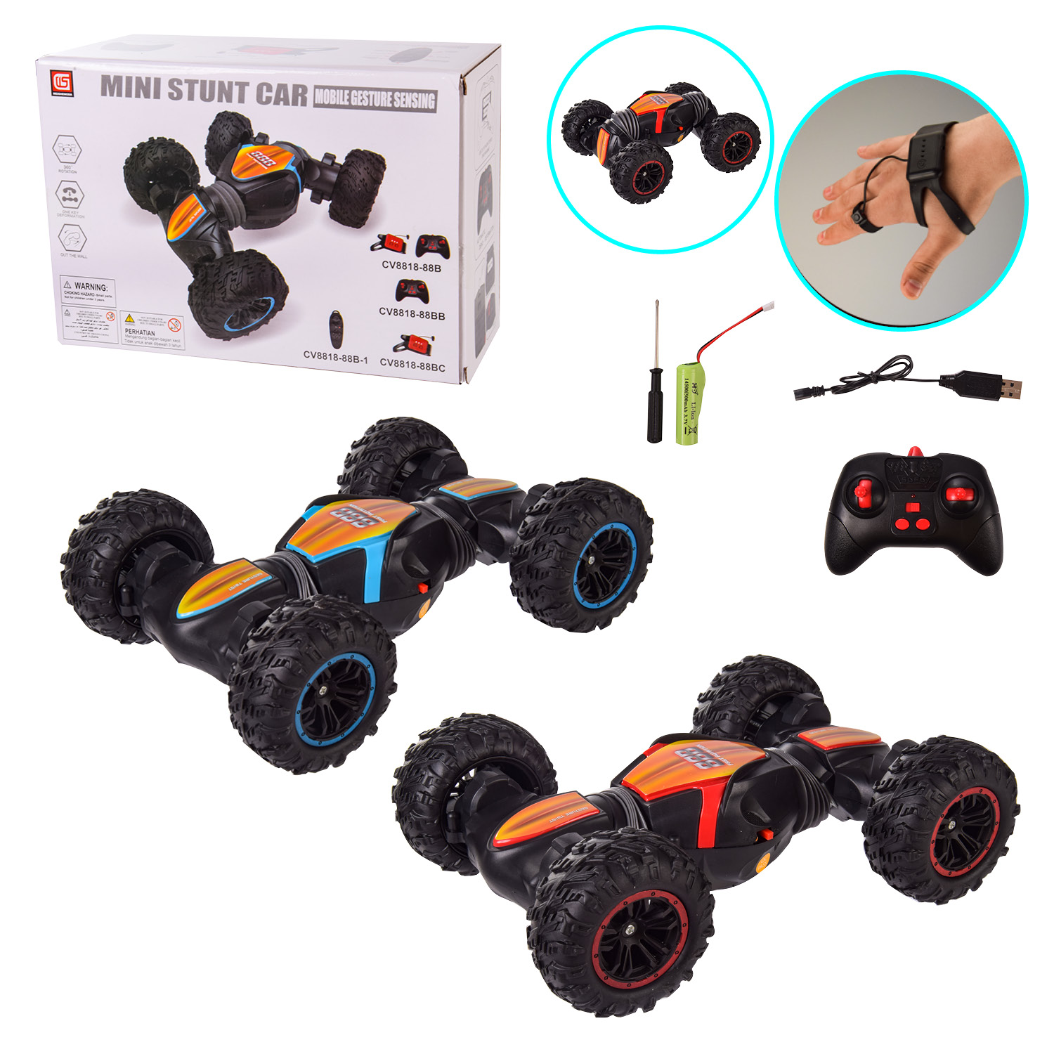 Перевертиш р/к арт. CV8818-88B (36шт) керування рукою, короб. 26,5*9,5*20,5см(КІ)