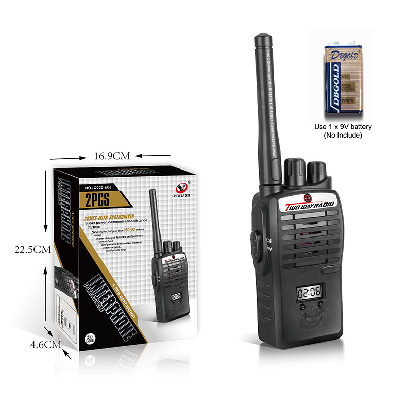 Рація арт. JQ220-6C6 (48шт/2) батар., короб. 16,9*22,5*4,6см(КІ)