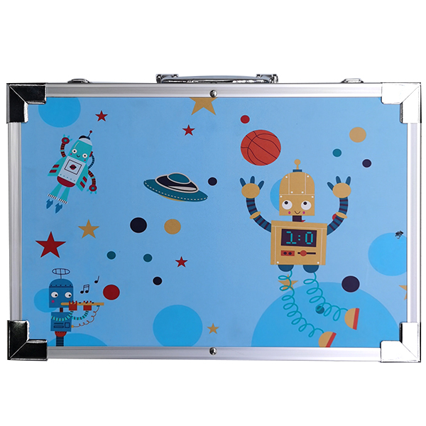 Набір для творчості  в алюмінєвій валізі YXK5283 (6шт) 34,5*9*25