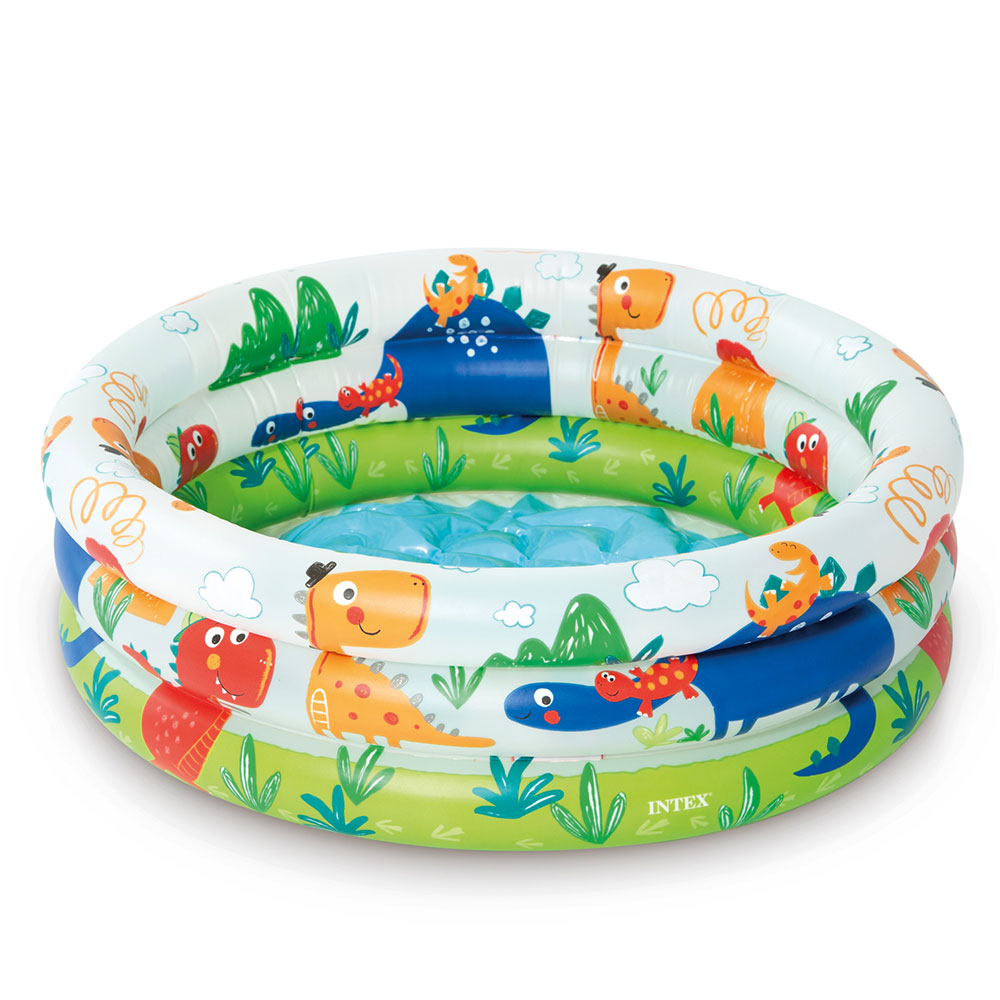 Басейн дитячий 57106 (12шт) тварини, 33л, 61-22см, ремкомпл, надувши дно, в кор-ку, 17-14,5-5,5см