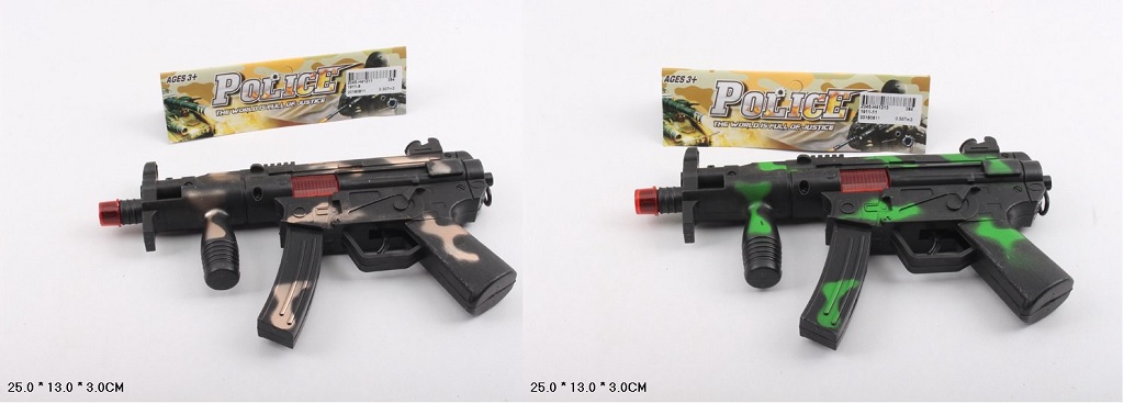 Автомат-трещетка 1911-9/11  (384шт/2)  2 цвета, в пакете 25*3*13см(КИ)