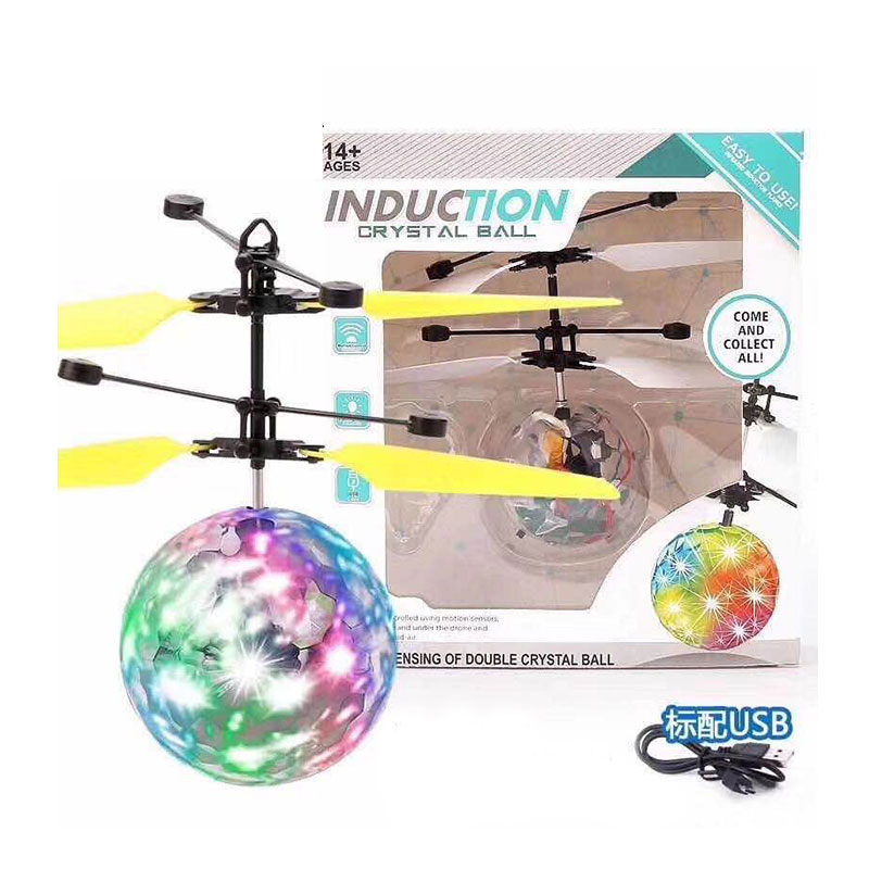 Запускалка HZ888(120шт/2)индукц.кристалл.шар,  USB-заряд , свет, в кор. 16*5*18см(КИ)