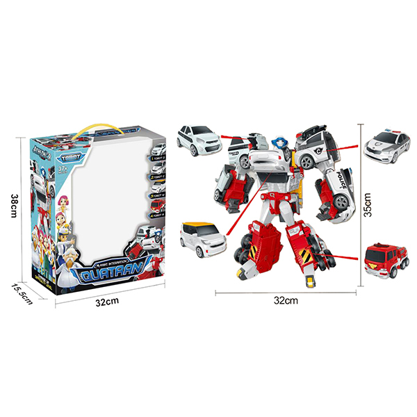 Трансформер 509 (12/2шт) Tobot Quatran 4в1 (38*18*32см) в коробці		