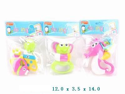 Погремушка в ручку KI-935 (HWA741163) (288шт/4) в пакете 112*14*3,5см(КИ)