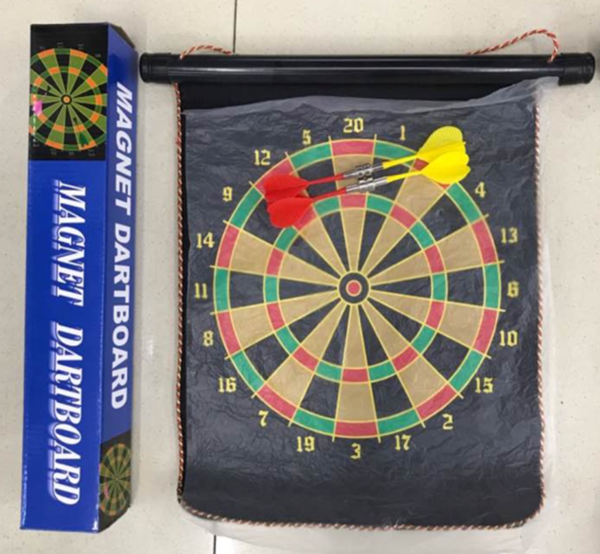 Дартс DM1501 (24шт)15'' магнитный тканевый с 6 дротиками в кор(КИ)