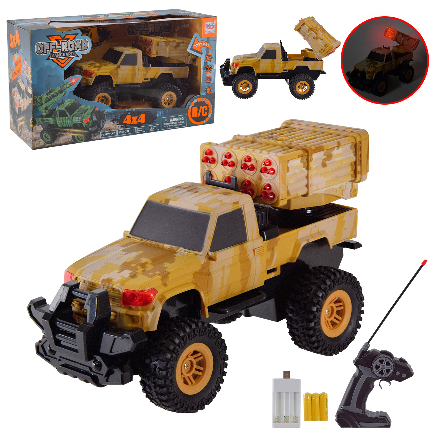 Машини арт. 383-99A (24шт/2) акум.р/к великі колеса, короб. 36*14*20,5см(КІ)