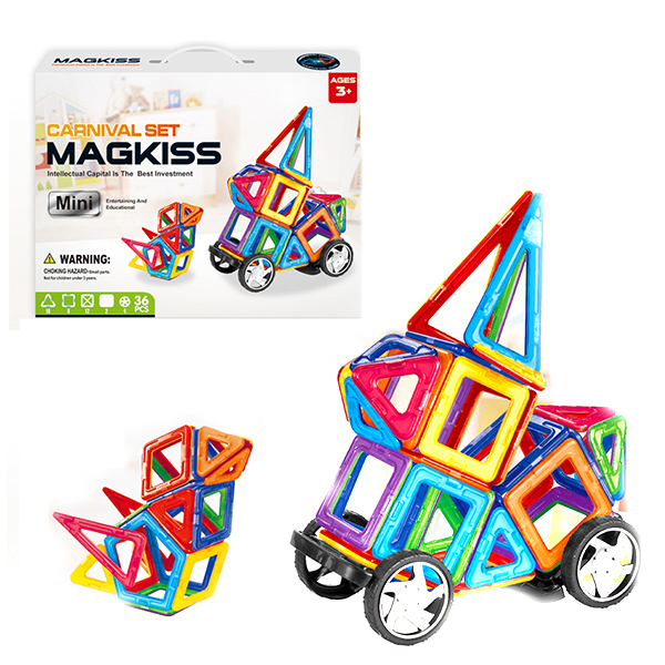 Магнітнй конструктор в коробці HD340A-1 (36) 32*24*5,5см