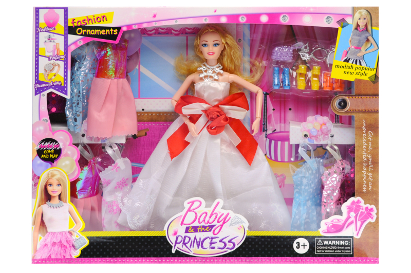 Лялька з гардеробом, в коробці 8149C1 р.42*32*5см(Мас)	