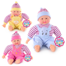 Пупс  X 2408-5/2408-1 (30шт) сміхотун, 52см, кул.		