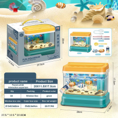 Гра Акваріум арт.CY-7077B(24шт/2)рибки плавають за кормом, USB зарядка, в коробці 20*11,5*17,5см(КІ)