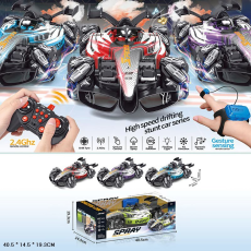 Перевертиш р/к арт. JY-3003 (24шт/2) батар 4кольора, управління пультом+рукою,світло,звук,дим,(КІ)