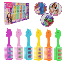 Косметика"Крейда для волосся"арт. 8837 (96шт/2) 6 кольорів, крейда для волосся короб. 32*19*4см(КІ)