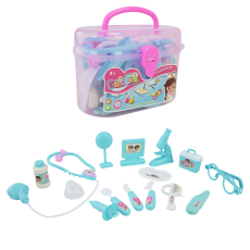 Лікар набір арт. DF546-12A (72шт/2)   стетоскоп, шприц, окуляри, аксес валіза 25*20*7см(КІ)