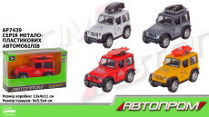 Машина мет.  арт. AP7439 (96шт/2)  короб. 13*4*11см(КІ)