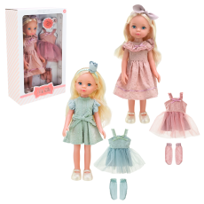 Лялька арт. 91098-D/G (36шт/2)   мікс 2 види, в наборі аксес короб. 22*10*36см(КІ)