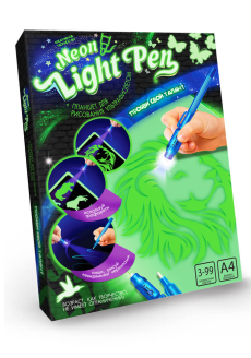 Набір креативної творчості "NEON LIGHT PEN" укр. (10)(Пок)