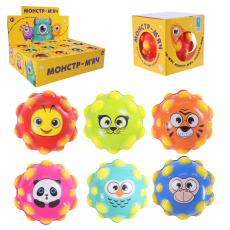 Пострибунчик арт. PR2431 (384шт) Graviti ball  6 см тварини, кожен в кор.12 шт у дисплеї(КІ)