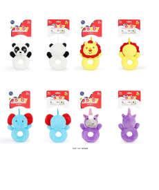 Брязкальце м'яке арт. 1834-1/2/3/4 (168шт) 4види мікс, звук, планшет.– 14*7*30см(КІ)