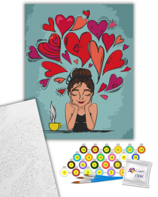 Набір для розпису "Романтичні мрії" 40*50 см														