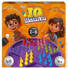 Розвиваюча настільна гра "IQ Шашки" (10)(Пок)