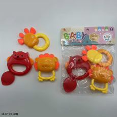 Брязкальце у ручку арт. 054-11 (320шт/2) 3 одиниці в наборі, пакет 25*20см(КІ)