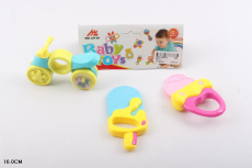 Брязкальце у ручку арт. E603-7 (264шт/2) 3 шт. пакет 16см(КІ)