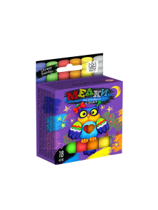 "Крейда для малювання на асфальті" тонка 18 шт укр. (24)(Пок)