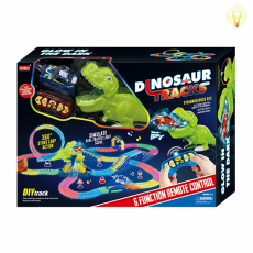 Трек на радіокеруванні 169 (12/2шт) 339 деталі, білий пар, світло, звук,(56*13*41см) в коробці		