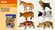 Животные H636 (72шт/2), в пакете.23см(КИ)