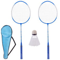 Бадмінтон E39857 (50шт) 2 ракетки, воланчик, в сумці, 3 кольори(КІ)