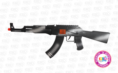 Автомат-трещетка АК47-112 (144шт/2) в пакете 49см(КИ)