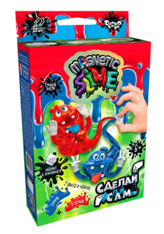 Безпечна освітня творчість для проведення дослідів "Crazy Slime Magnetic" міні укр. (16)(Пок)							