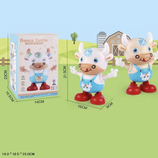 Корівка муз. арт. 0869A (72шт) звук, рух, танці, р-р 21,5*9*16, короб.23*10,5*14см(КІ)
