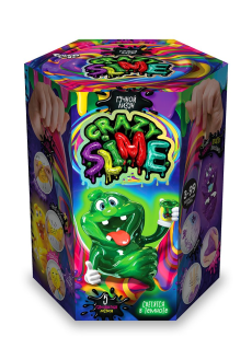 Безпечний освітній набір для проведення дослідів "Crazy Slime" укр. (8)(Пок)