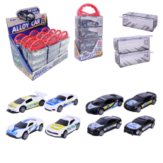 Набір машин арт. 485-2A (72шт/2)  набір металевих машин, 2 види, у дисплей боксі 28*17*19 см,(КІ)