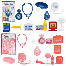 Лікар набір арт.8804A-2/8804-2 (72шт/2)   мікс 2 види, шприц, стетоскоп, аксес планш. 28*4,5*43см(К)