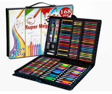 Набір для творчості у коробці 168 предметів KBK696 (12шт) 38,5*4*30