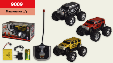 Машина-джип аккум р/у 9009 (12шт)пульт на батар.,в кор. 21*18см(КИ)