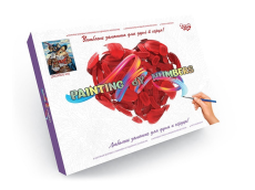 Креативна творчість "Картина за номерами на полотні" 30см*40см коробка MIX (10)(Пок)