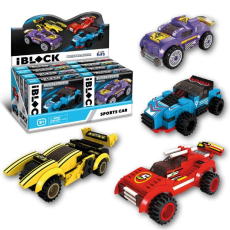 Конструктор Kids hits IBLOCK JUNIOR арт.KH52/002 (48шт)МЕГАКАРИ 6уп по 8 шт 4види,74-93дет.,р-р(КІ)