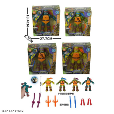 Фігурки мультгероїв арт.1156 (168шт/2)   4 види, короб.27,7*18,4*6,3см(КІ)