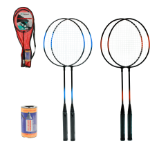 Бадмiнтон арт. BD24153 (50шт) 2 ракетки+ 3 волана у чохлі 65 см(КІ)