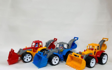 Набір дитячий "Трактор BAMS  2  ковша" цветной BAMSIC, арт.007/8(Полуцыг)