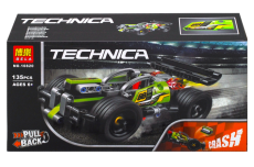 Конструктор "Зелений гоночний автомобіль" 135дет 10820 р.26*14*7см.(Мас)	