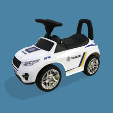 Машинка - каталка RR білий 2-005