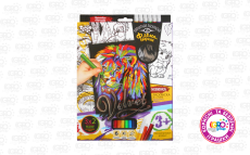 Набір для творчості "Розмальовка фломастером Velvet" (Пок)