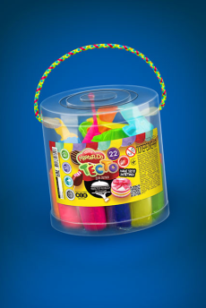 Набір для творчості "Тісто для ліплення" Master Do " 22 кольорів (8) (Пок)