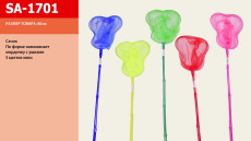 Сачок SA-1701 (50шт) 5 цветов, 80см(КИ)