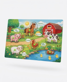 Пазл-вкладиш "Ферма"																			